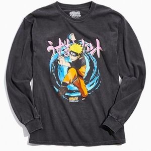Urban Outfitters Naruto Spiral Long Sleeve Tee Men’s Size Small NWT